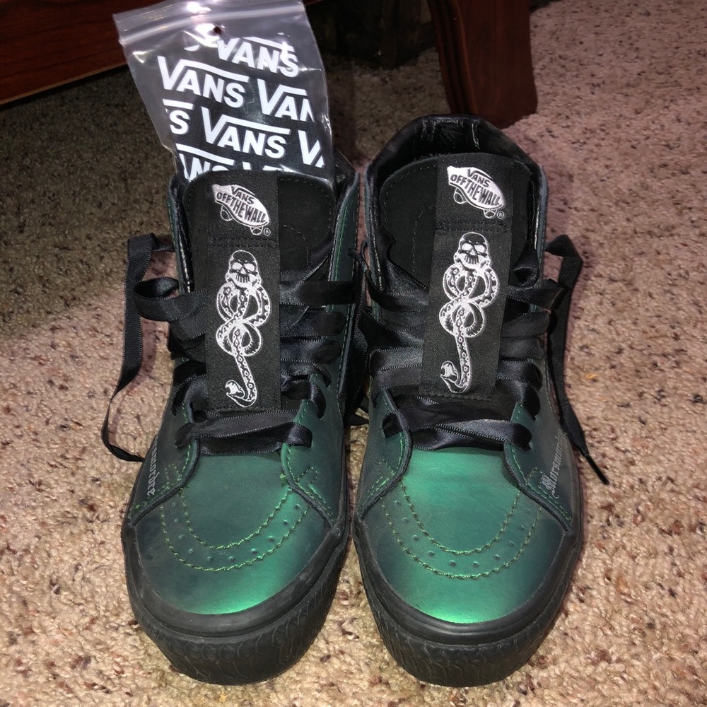 Harry Potter platform high top vans